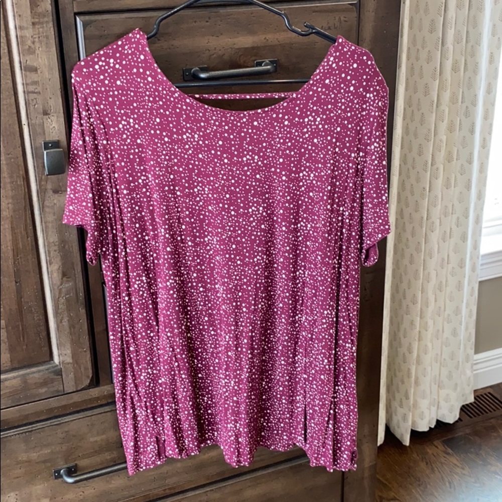 Purple top from Belk